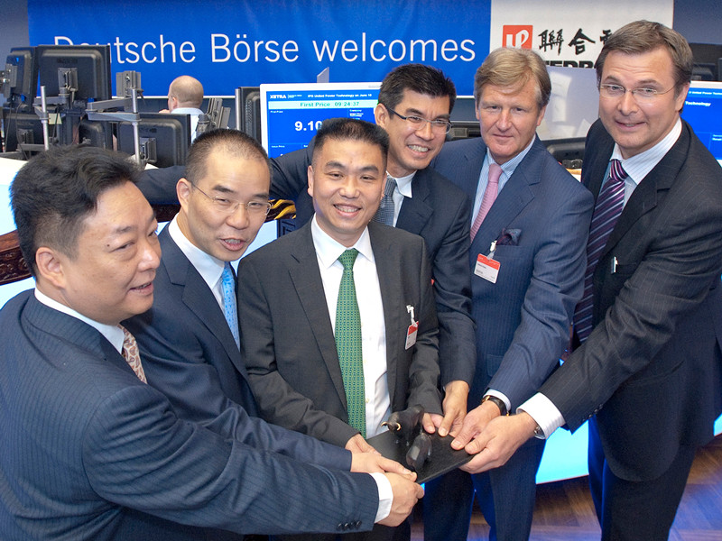 Listed in Frankfurt, Germany